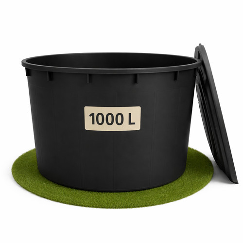 Regentonne 1000 liter mit - liter,